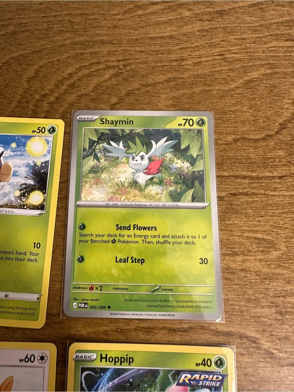 Lot of 7 Cute Pokemon Cards NM
